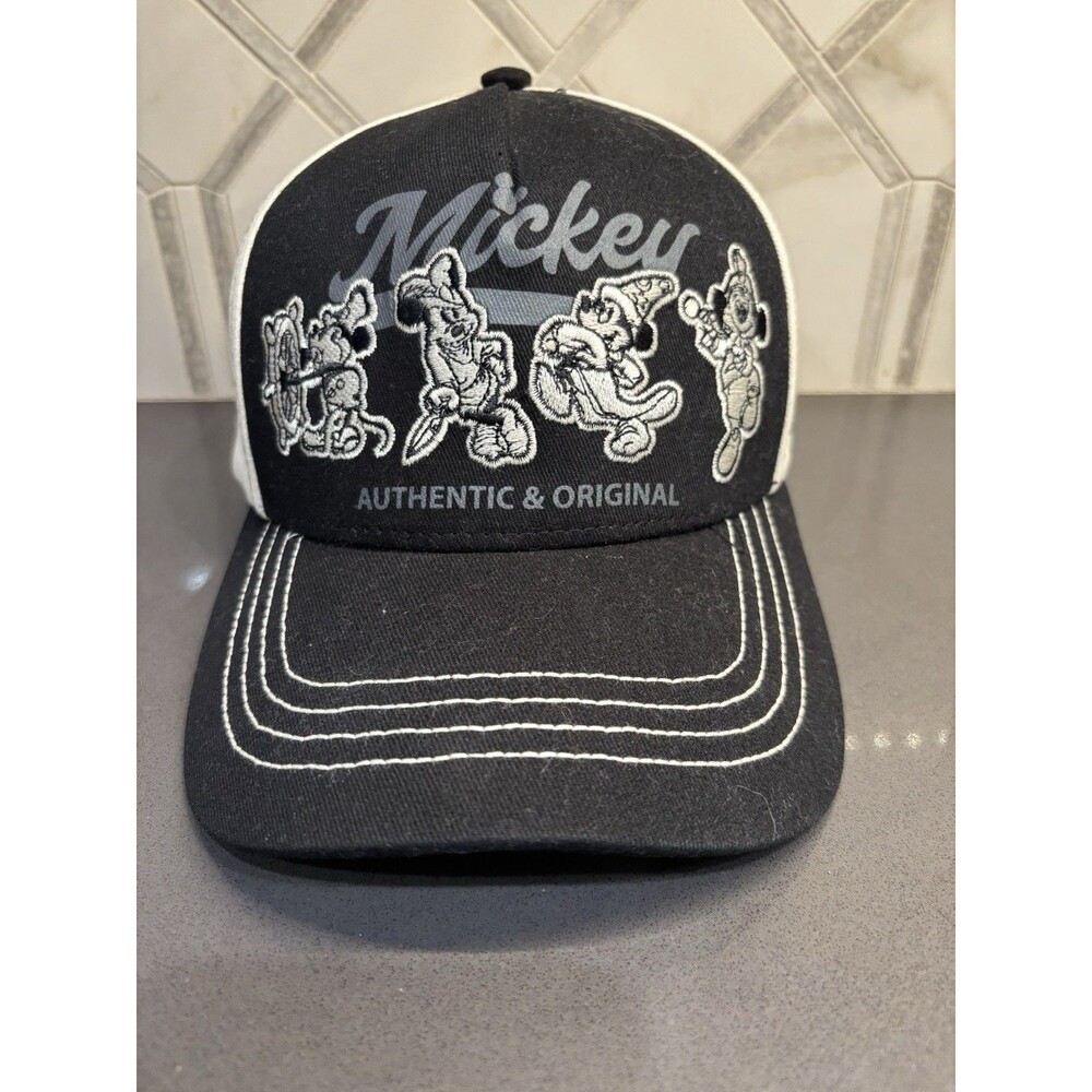 Mickey Mouse Through the Years Baseball Hat Cap Walt Disney World Parks Black
